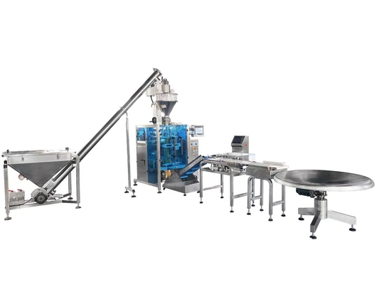 Pacchetto quantitativo automatico della farina dell'amido di mais che fa la linea di produzione della macchina 4Kw