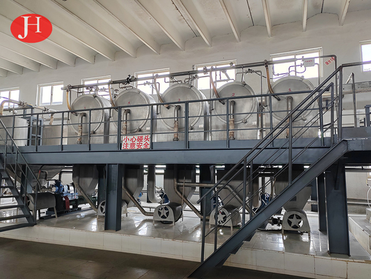 Macchina per l'amido di patate dolci a lavorazione continua con controllo PLC e materiale in acciaio inossidabile