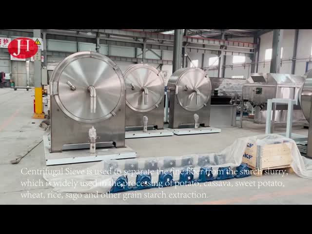 La CINA Spolverizzi la capacità elevata di macinazione dell'attrezzatura di elaborazione del setaccio della centrifuga dell'amido di manioca per la vendita