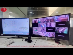 Linea di produzione di amido di patate dolci con sistema di controllo elettronico automatico