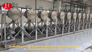 Linea di produzione di amido di mais e funzionamento automatico per farina di mais di qualità
