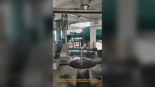 Macchina per la macinazione di farina di patate dolci di tipo a lavorazione continua